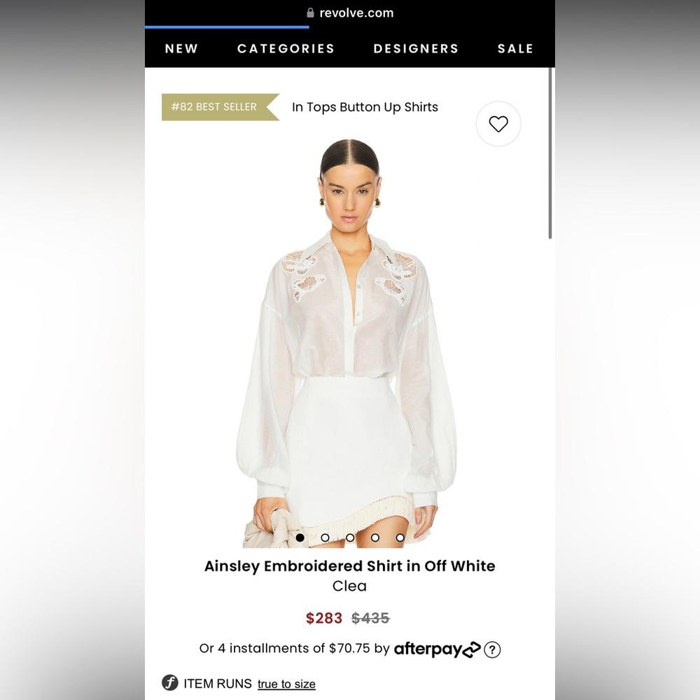 The Clea Ainsley Embroidered Shirt